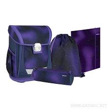 Torba školska 409491 set 4/1 purple solid